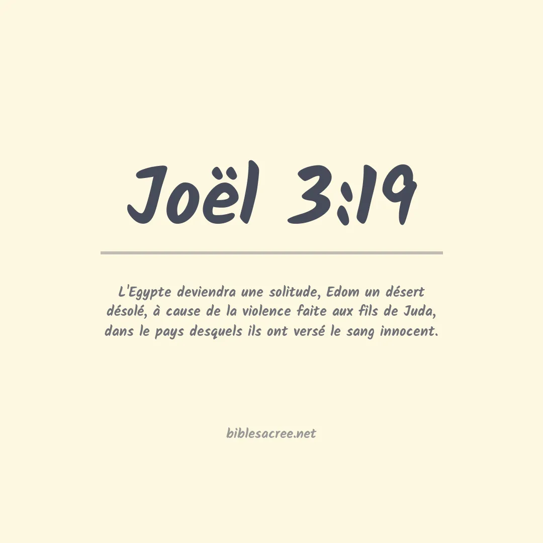 Joël - 3:19