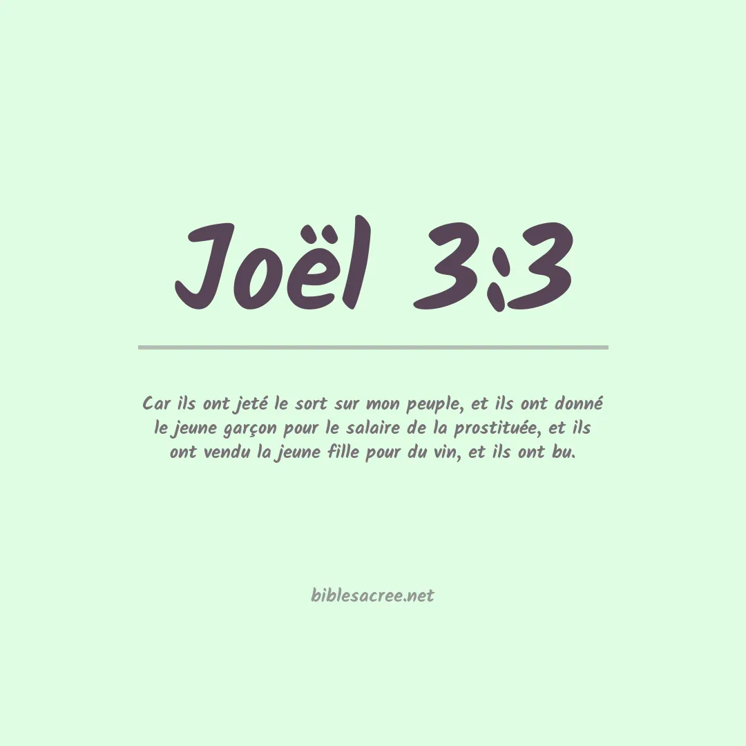 Joël - 3:3
