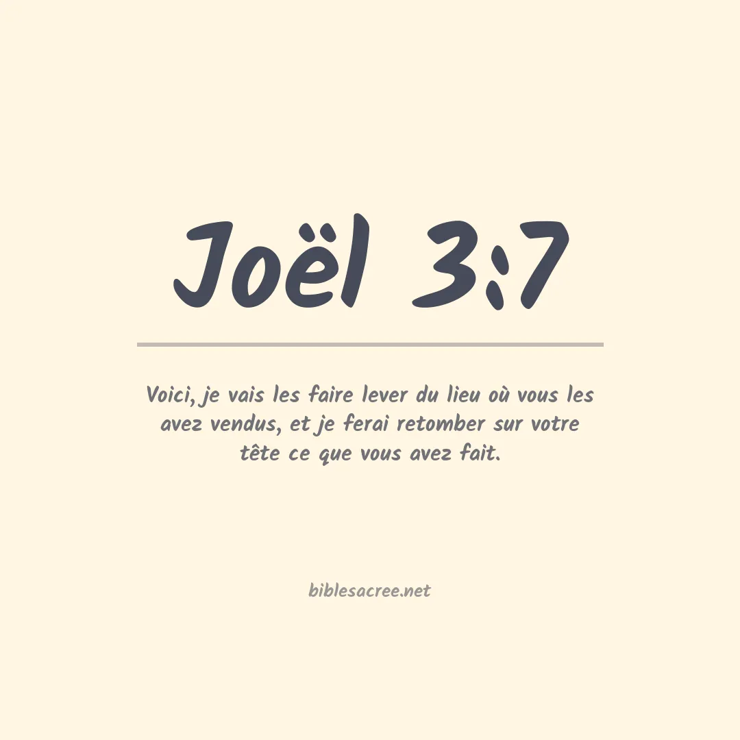 Joël - 3:7