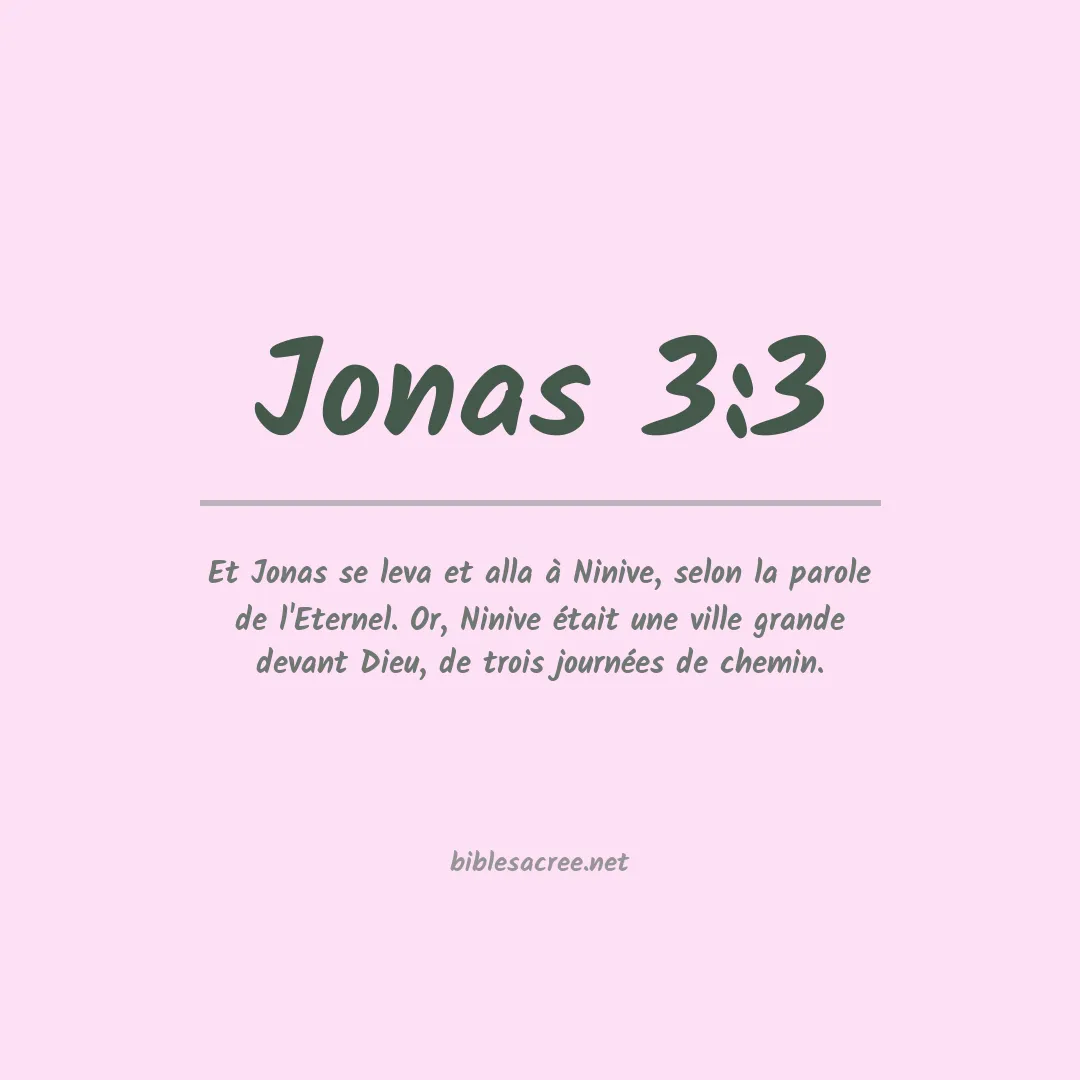 Jonas - 3:3