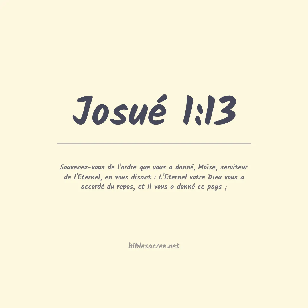 Josué - 1:13