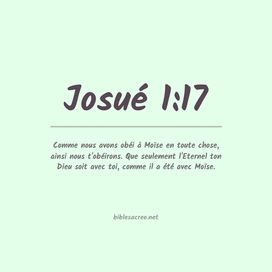 Josué - 1:17