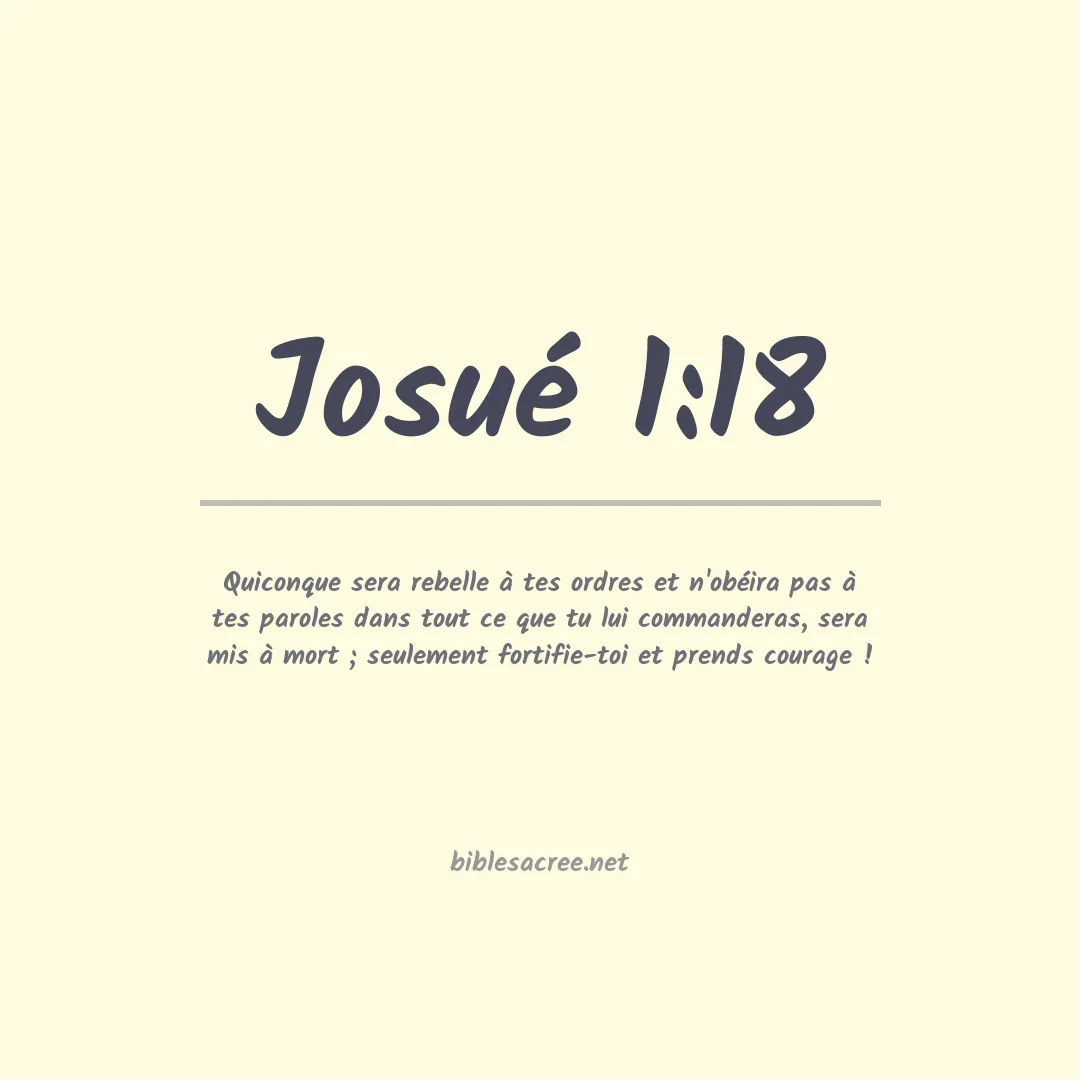 Josué - 1:18