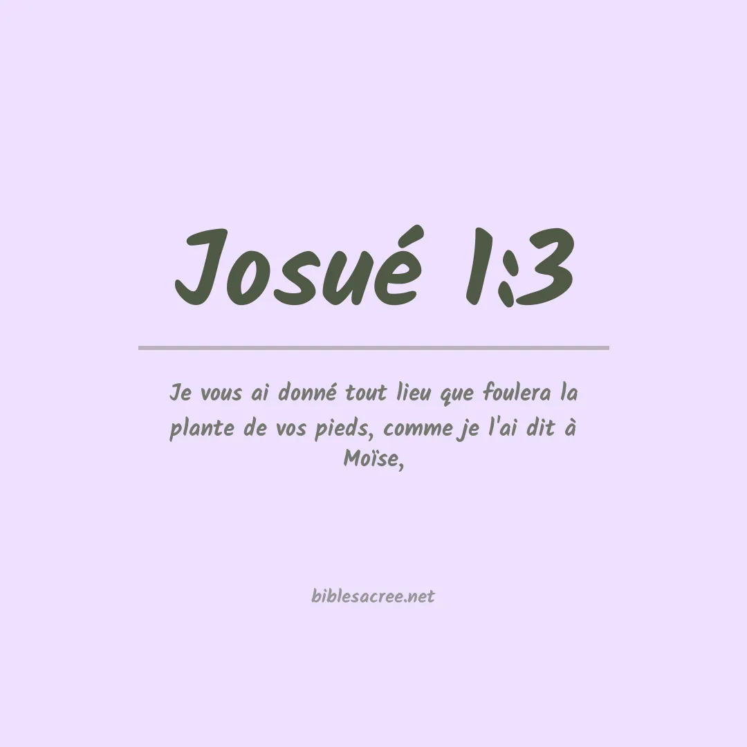 Josué - 1:3