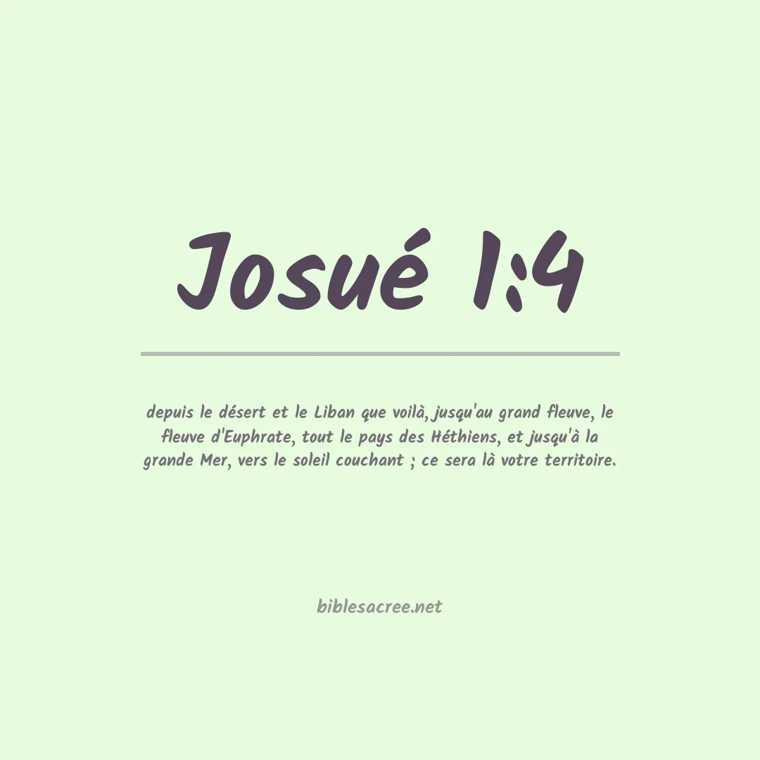 Josué - 1:4