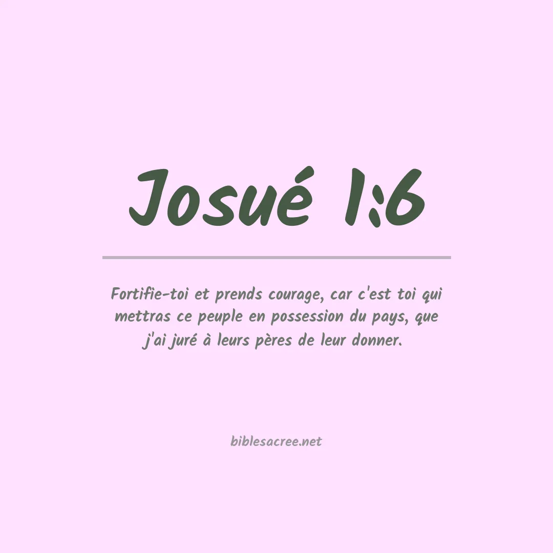 Josué - 1:6