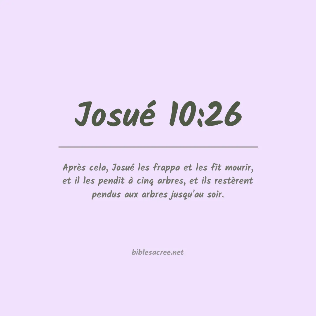 Josué - 10:26