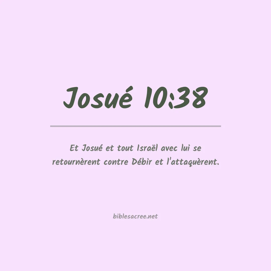 Josué - 10:38