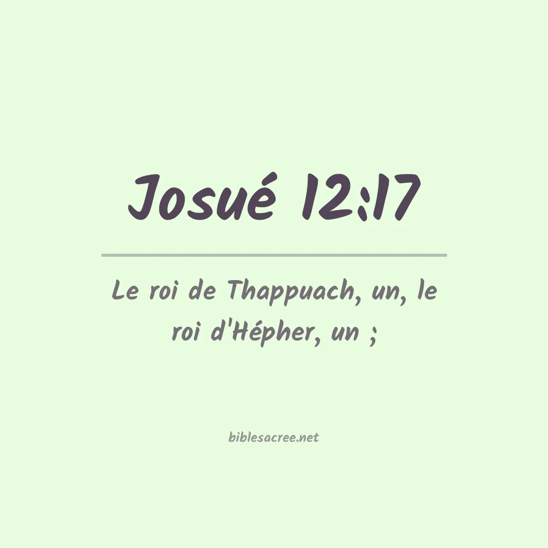 Josué - 12:17