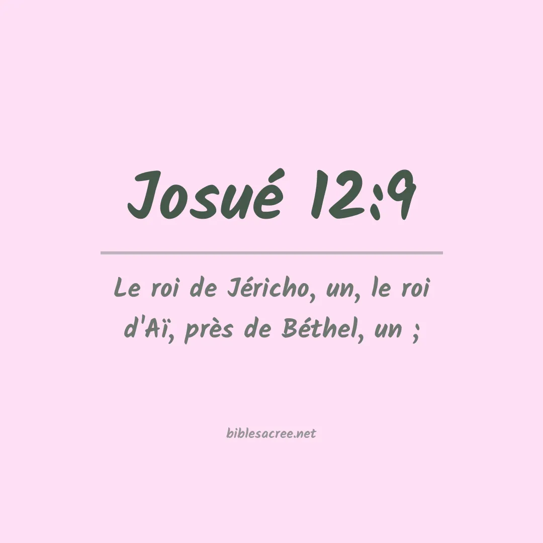 Josué - 12:9