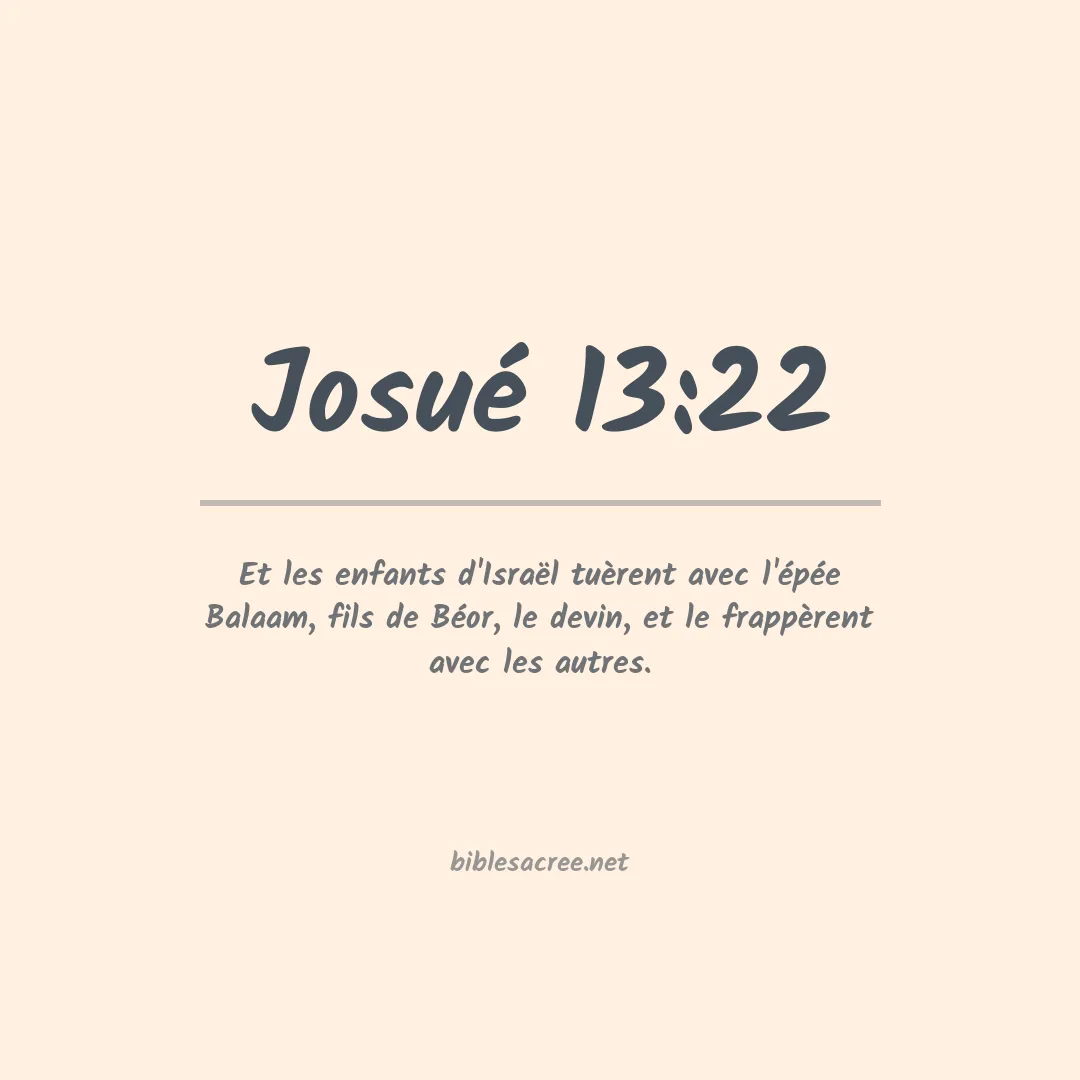 Josué - 13:22