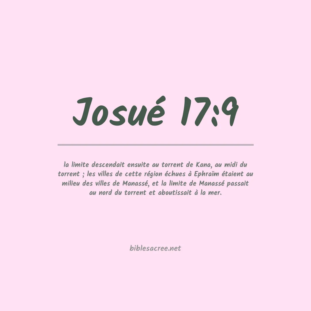 Josué - 17:9