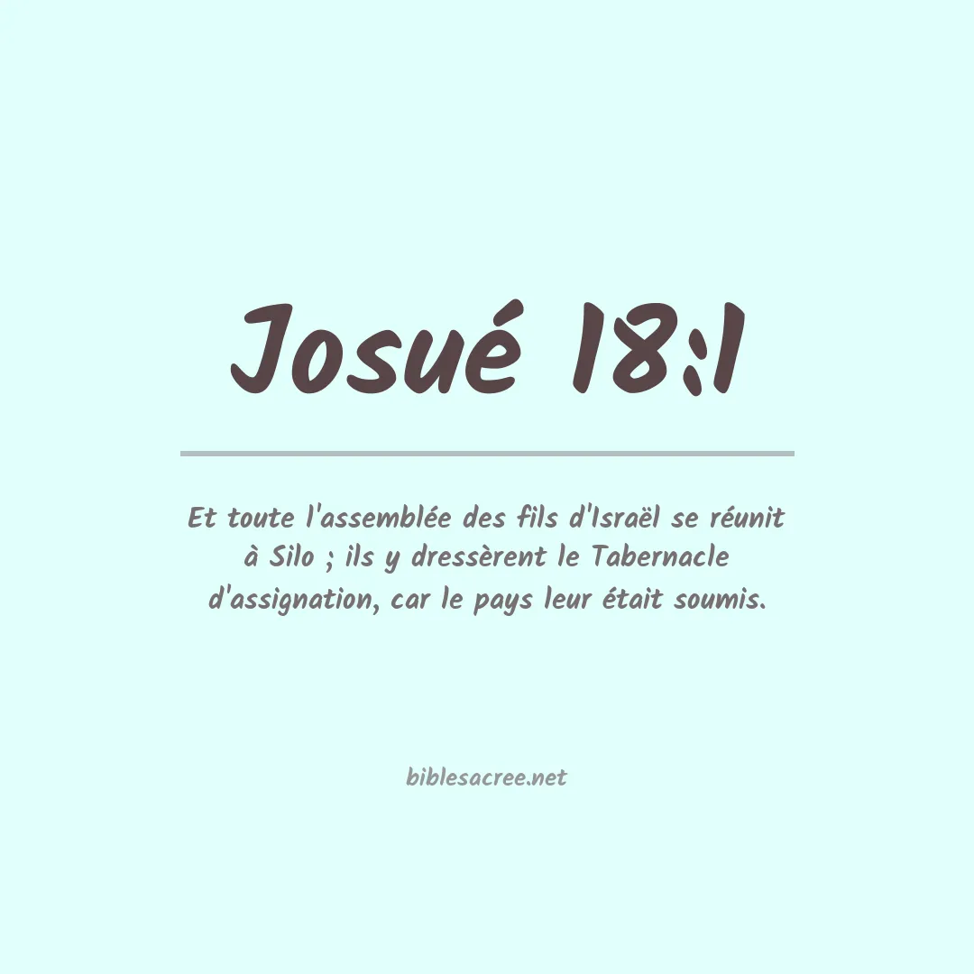 Josué - 18:1