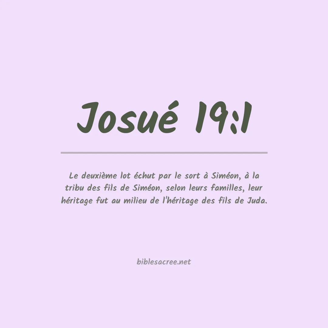 Josué - 19:1