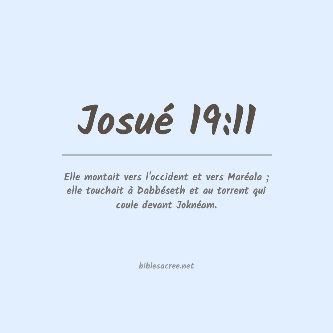 Josué - 19:11