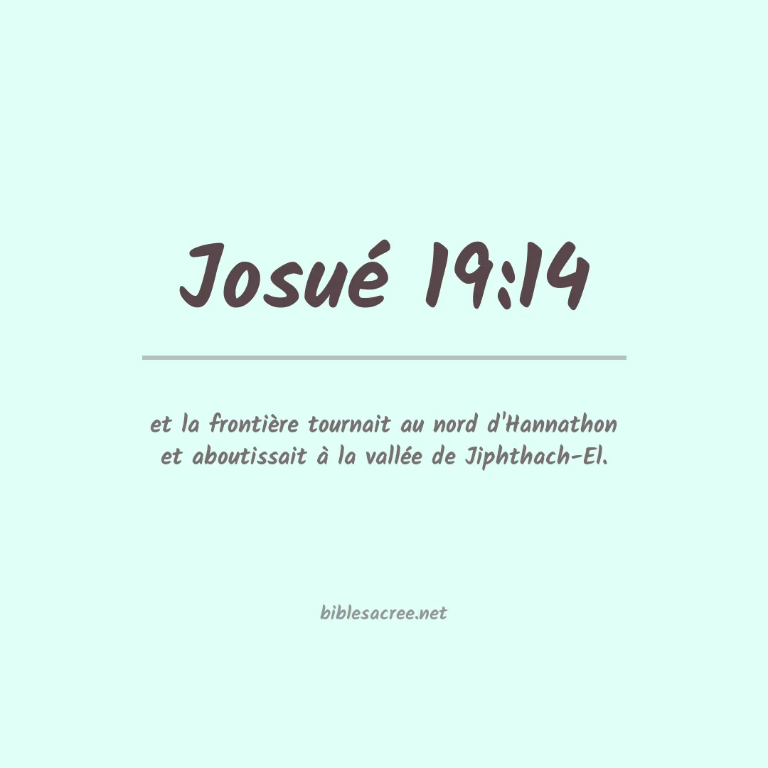 Josué - 19:14