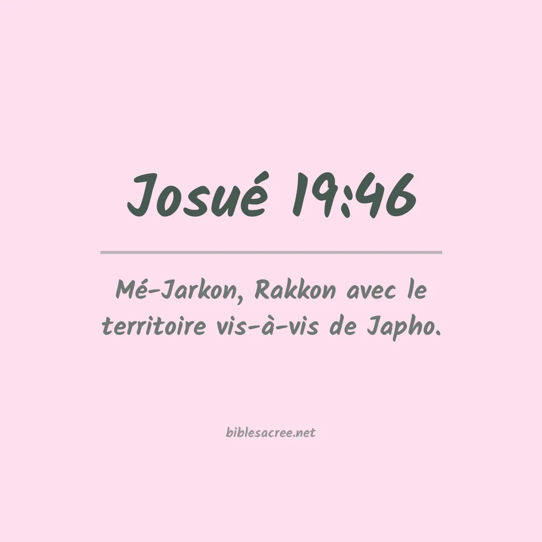 Josué - 19:46
