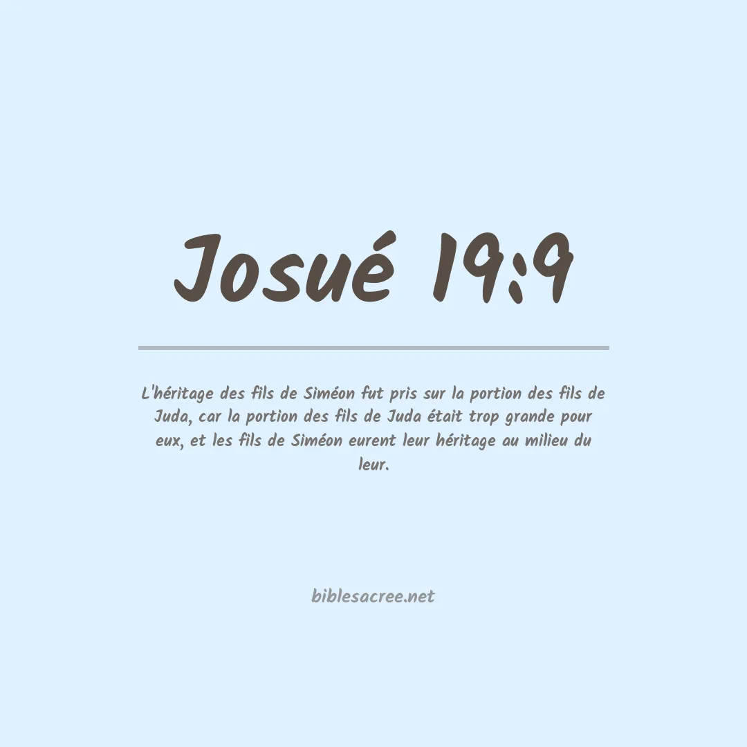 Josué - 19:9