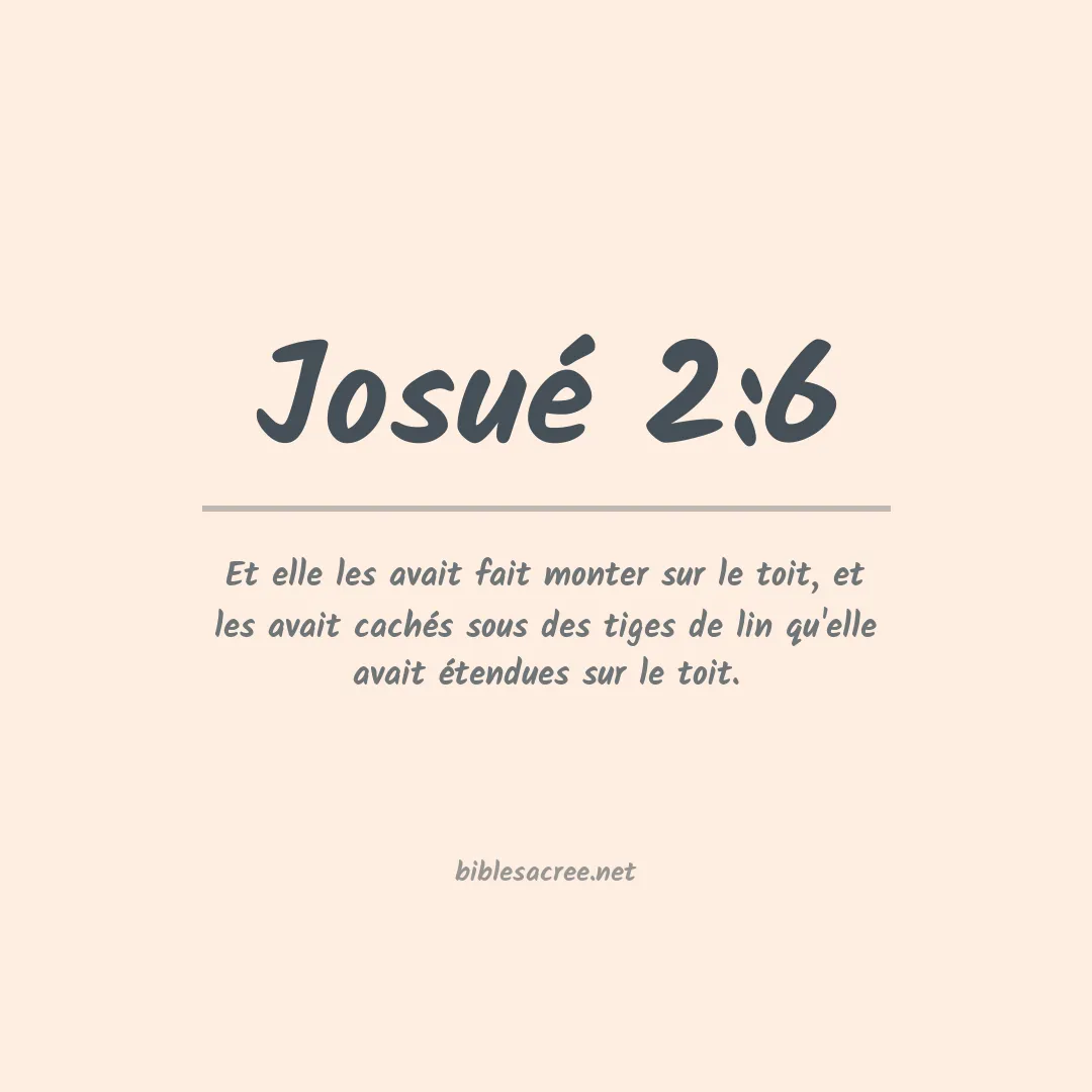 Josué - 2:6