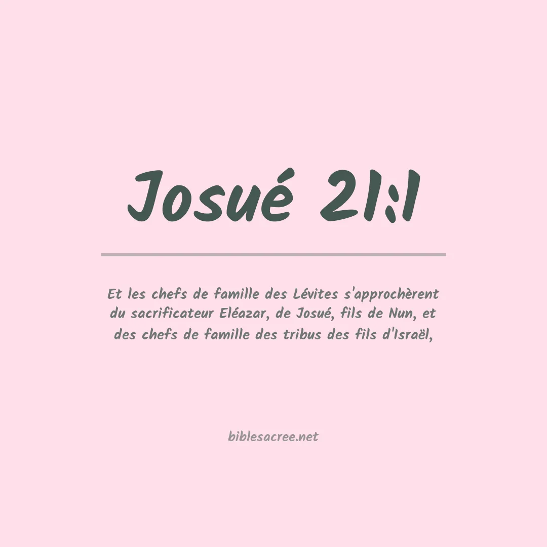 Josué - 21:1