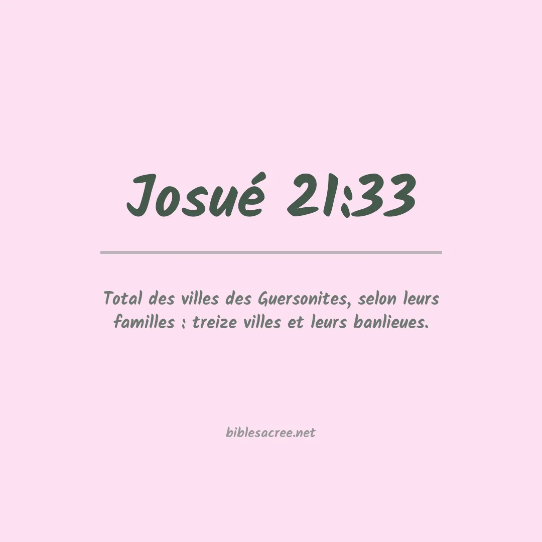 Josué - 21:33