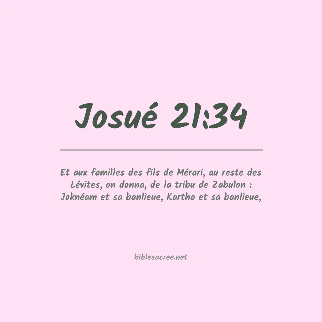 Josué - 21:34