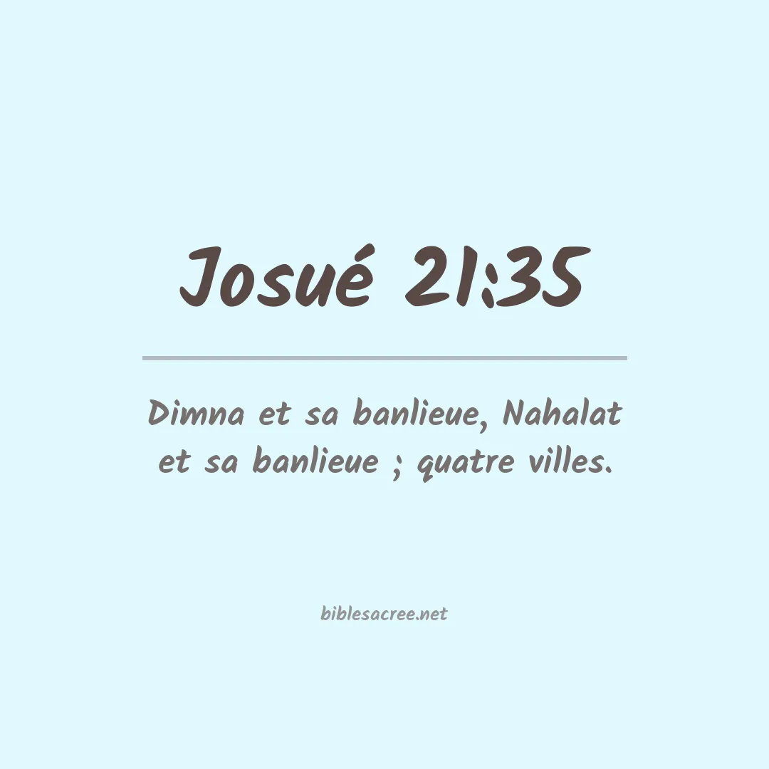 Josué - 21:35