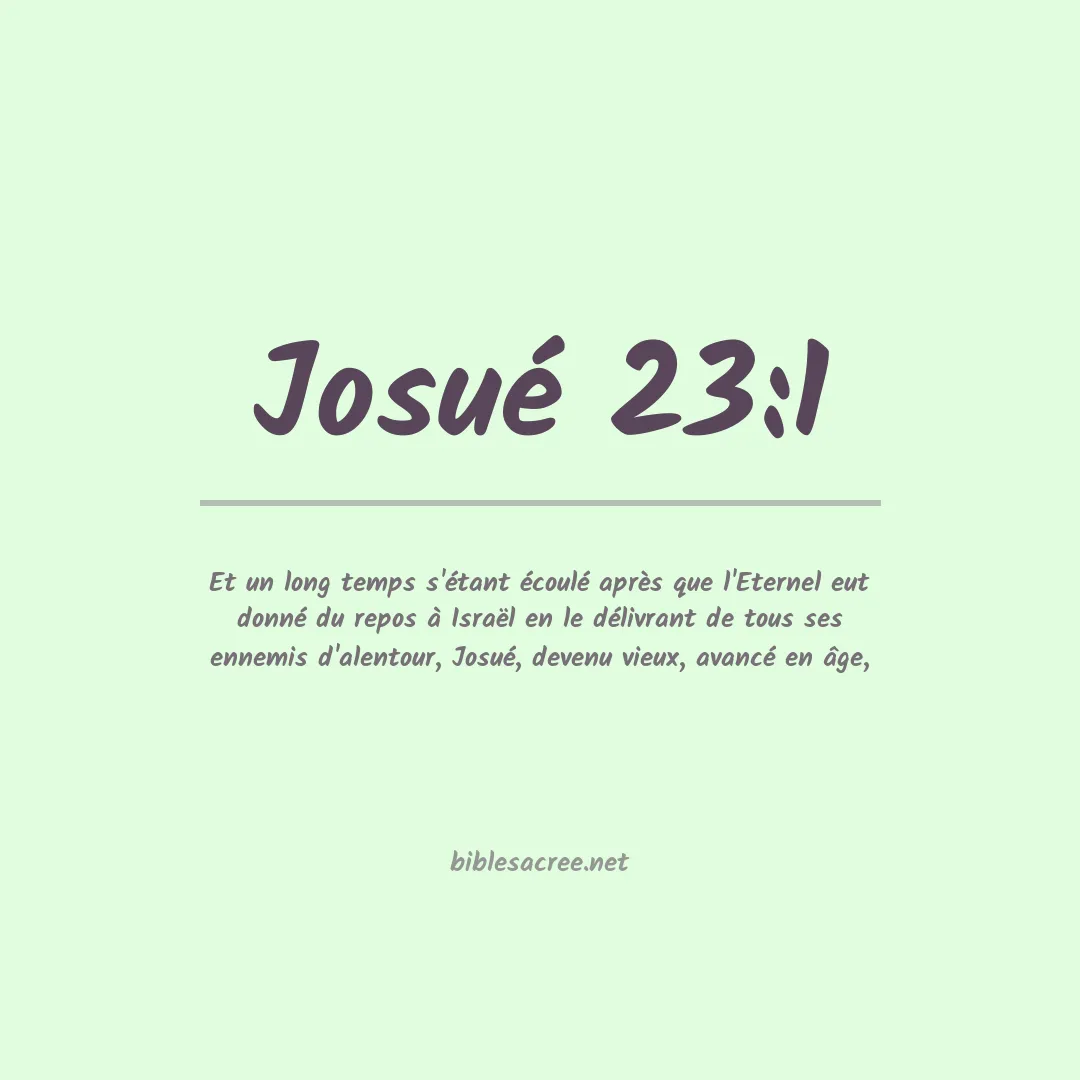 Josué - 23:1