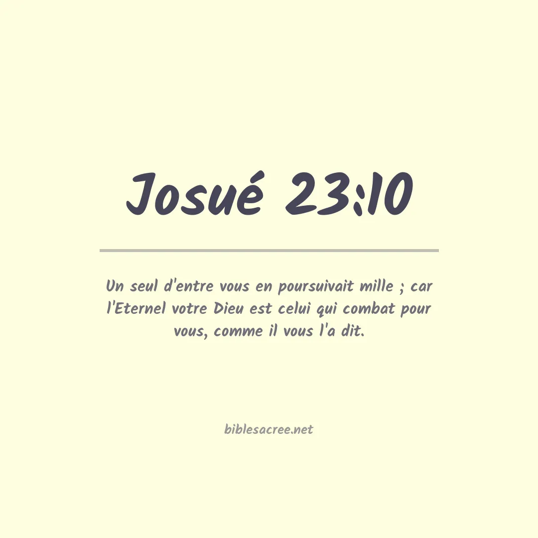 Josué - 23:10