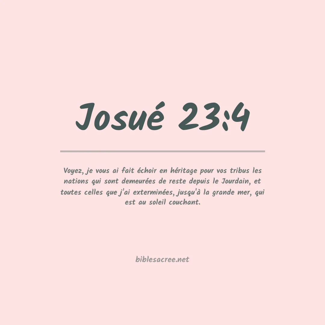 Josué - 23:4