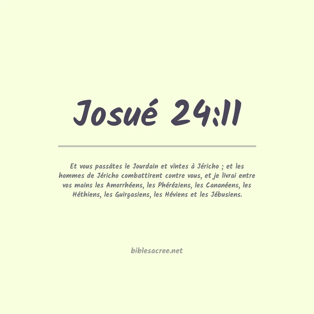Josué - 24:11