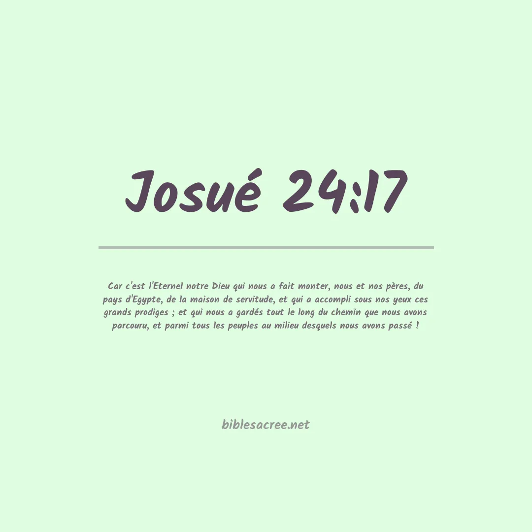 Josué - 24:17