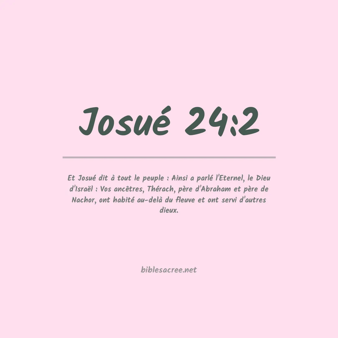 Josué - 24:2
