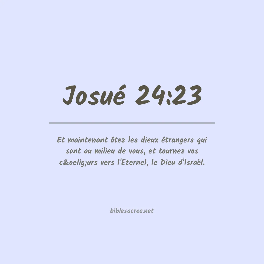 Josué - 24:23