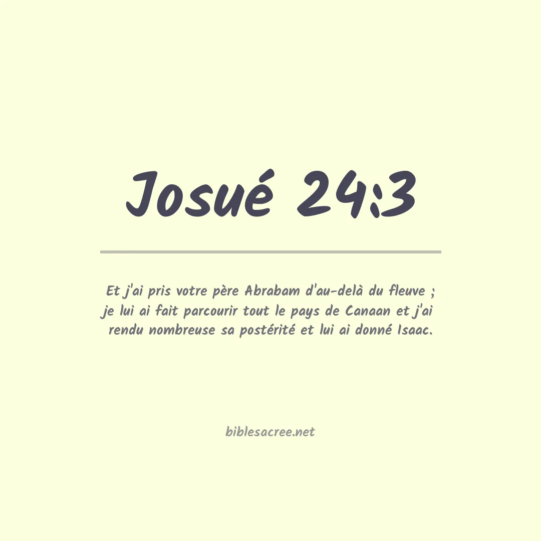 Josué - 24:3