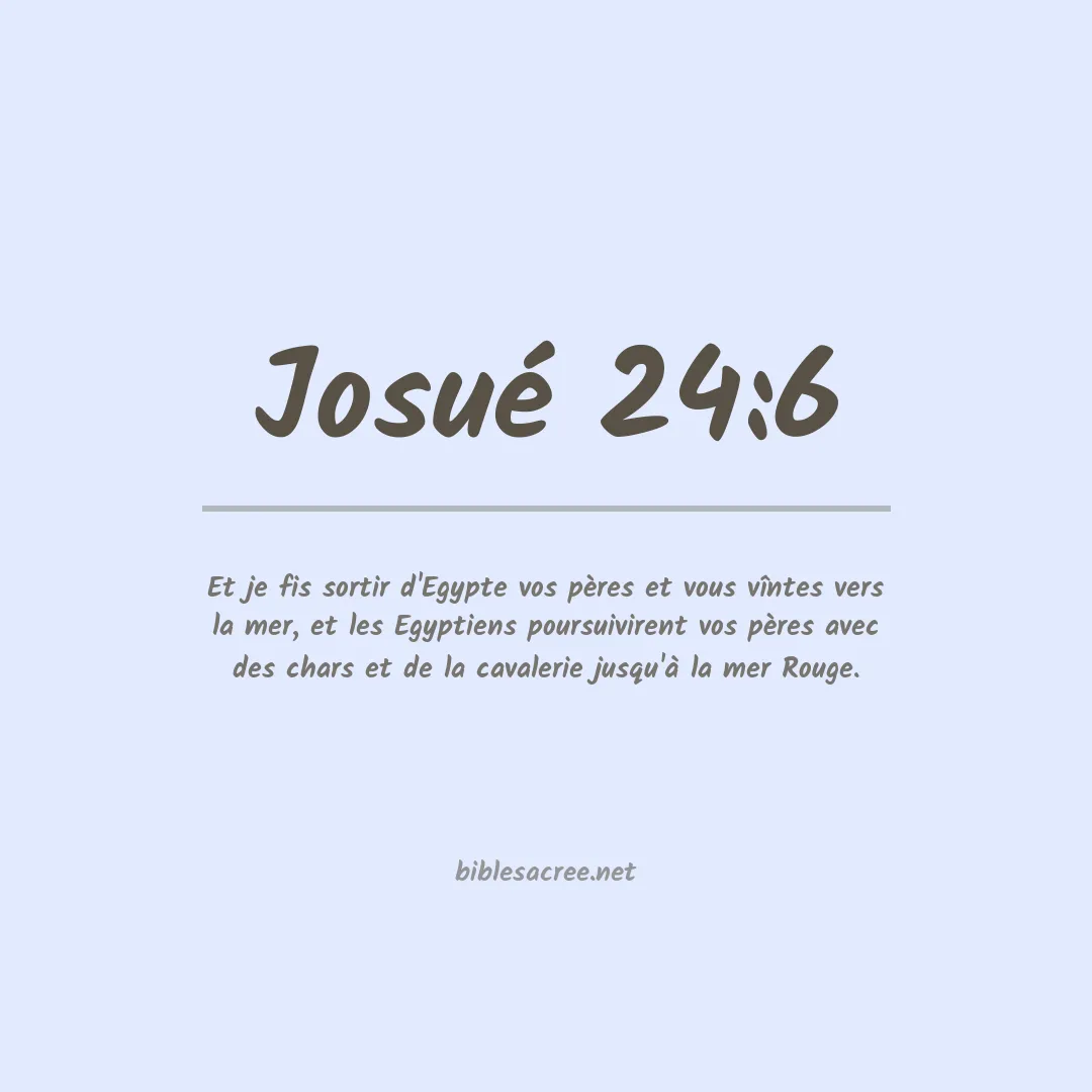 Josué - 24:6