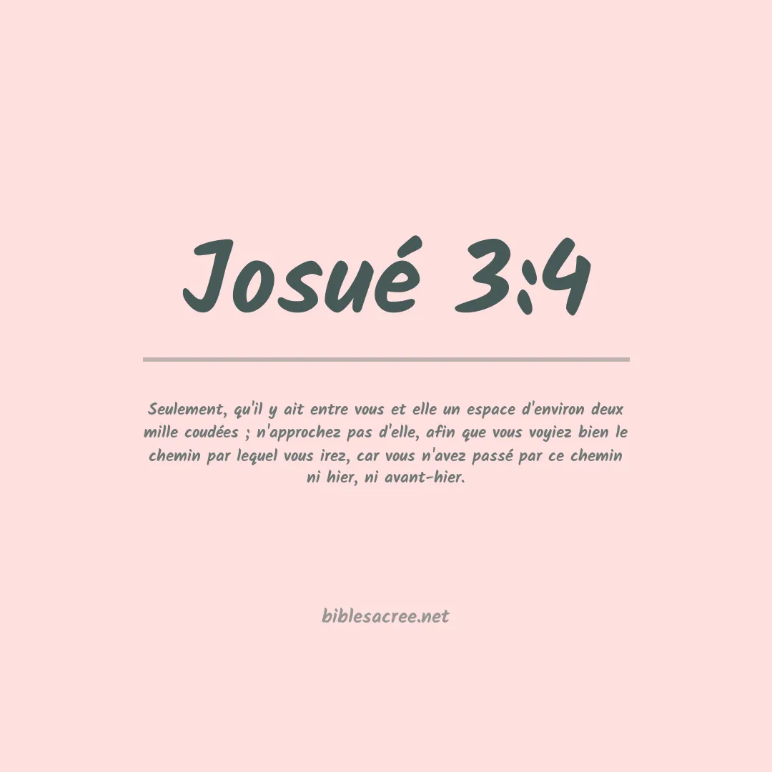 Josué - 3:4