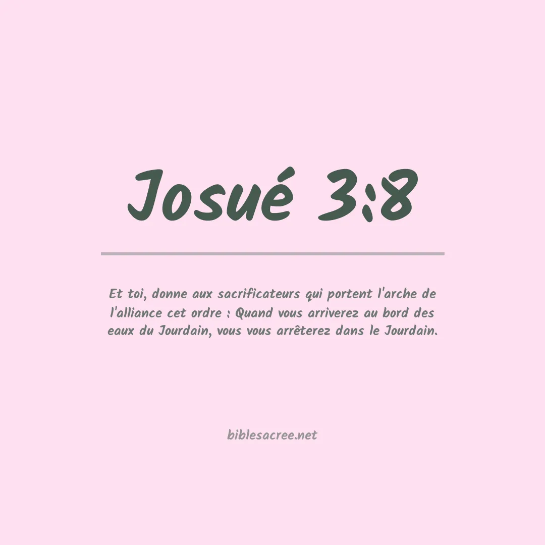 Josué - 3:8