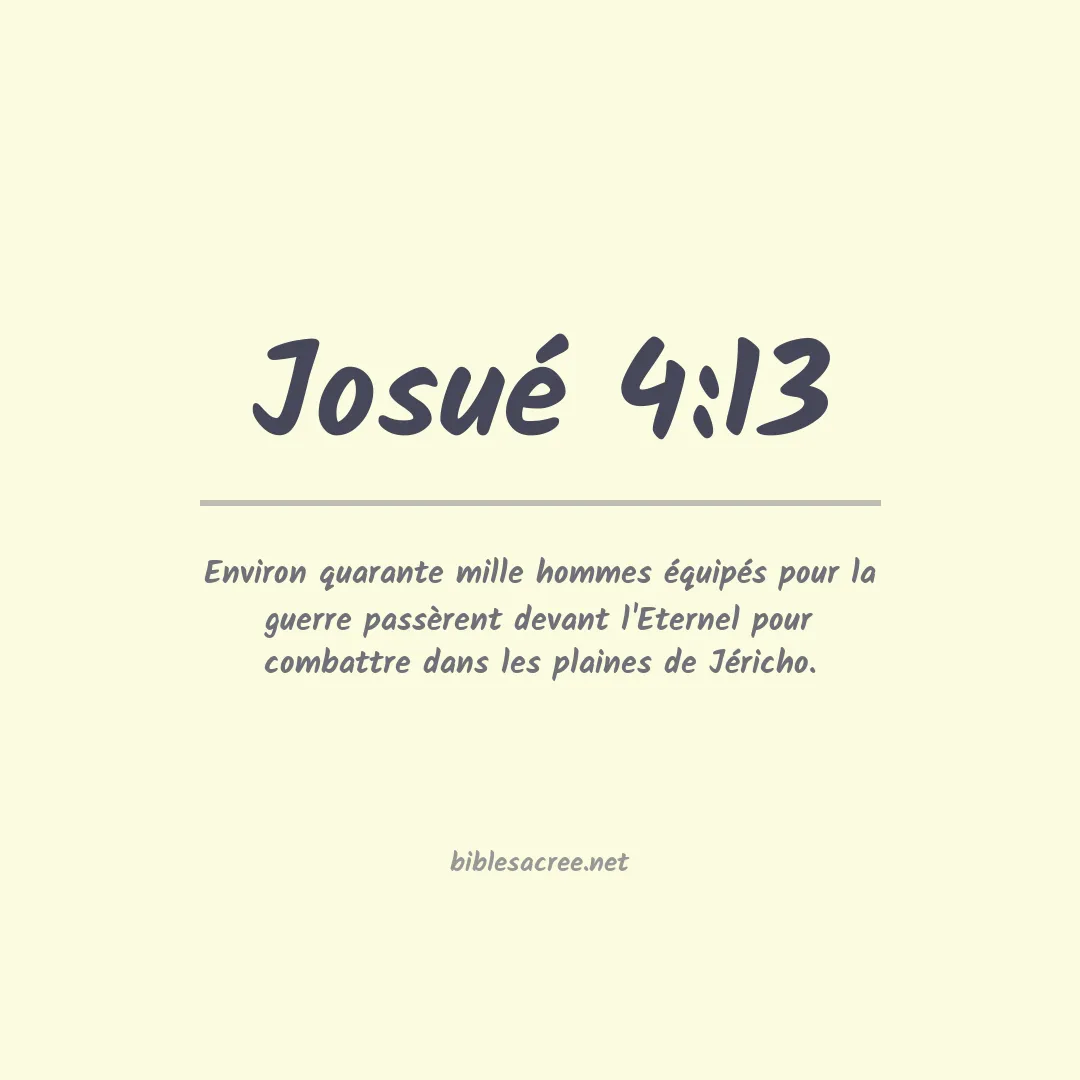 Josué - 4:13