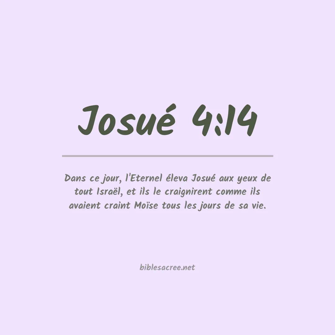 Josué - 4:14