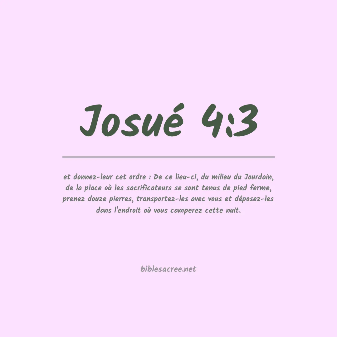 Josué - 4:3