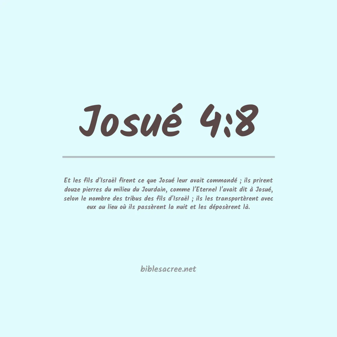 Josué - 4:8