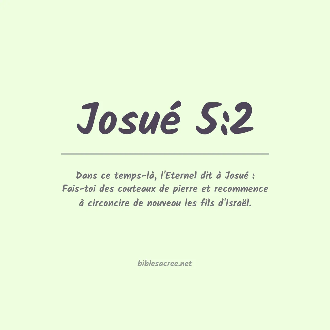 Josué - 5:2