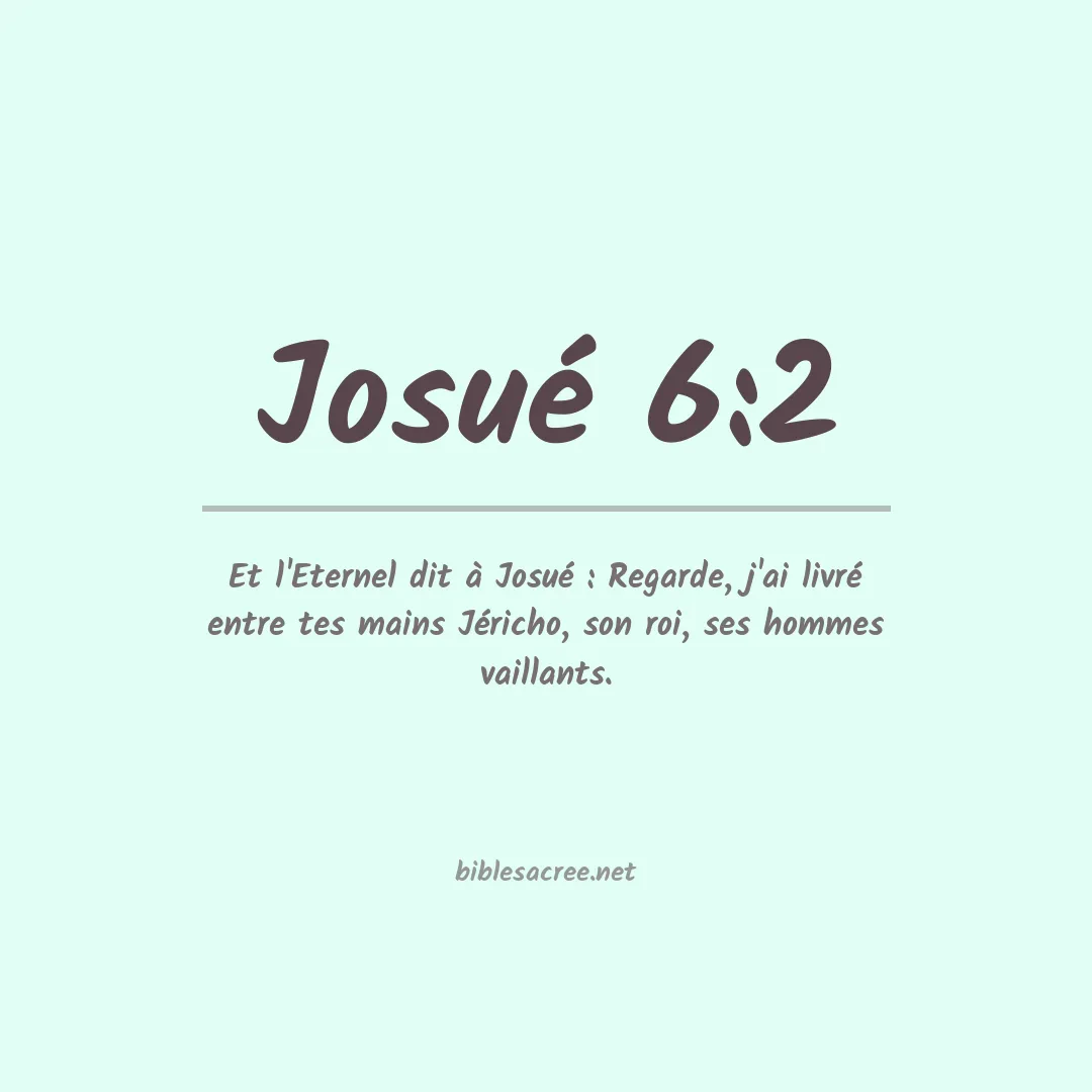 Josué - 6:2