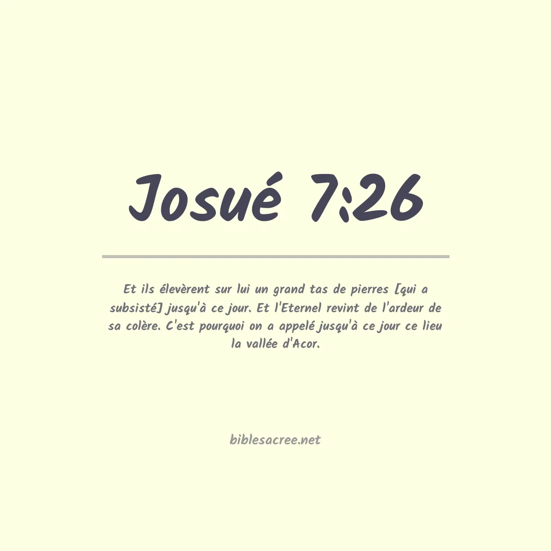 Josué - 7:26