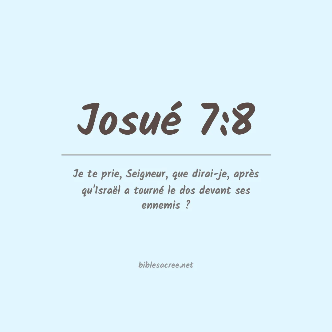 Josué - 7:8