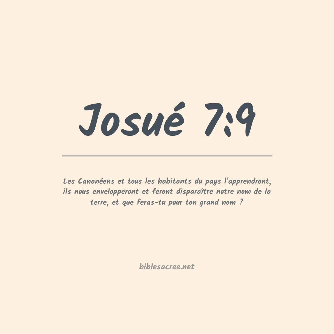Josué - 7:9