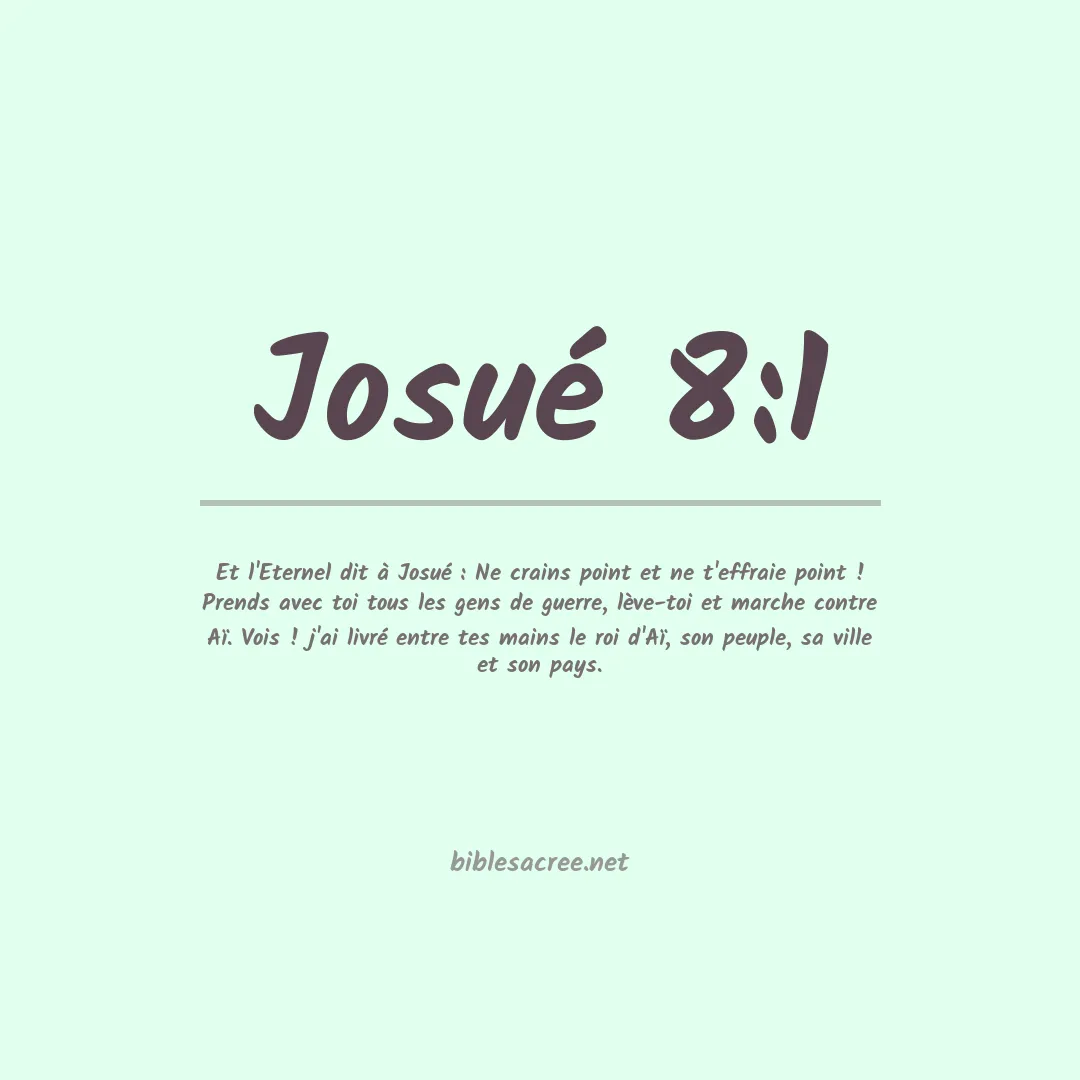 Josué - 8:1