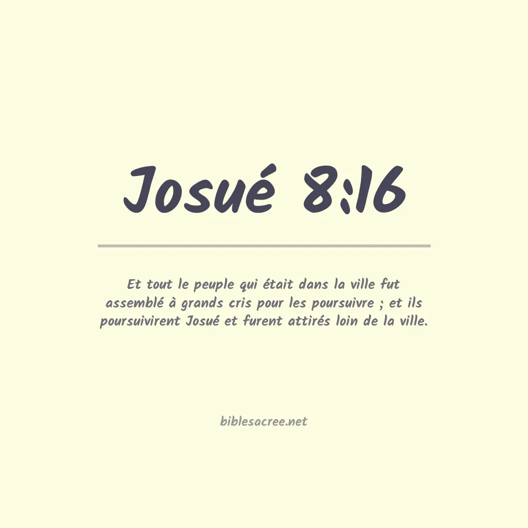 Josué - 8:16