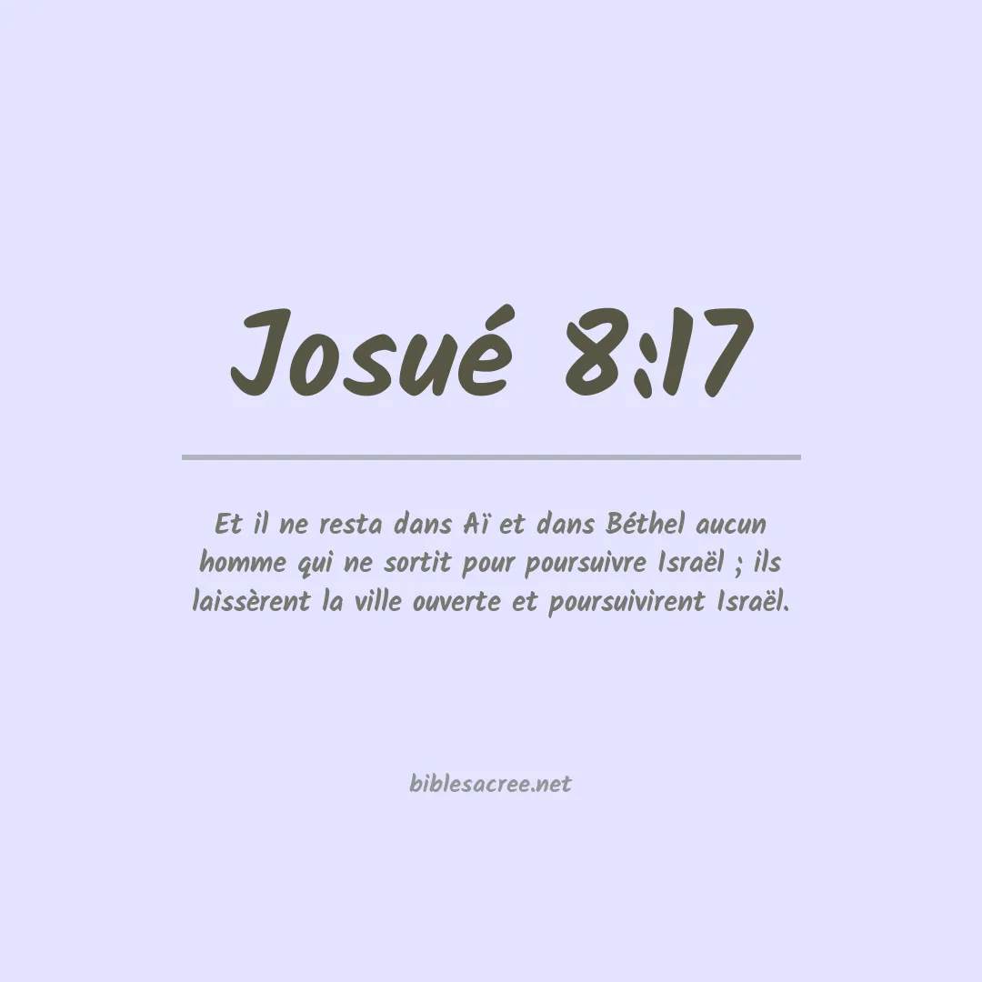 Josué - 8:17